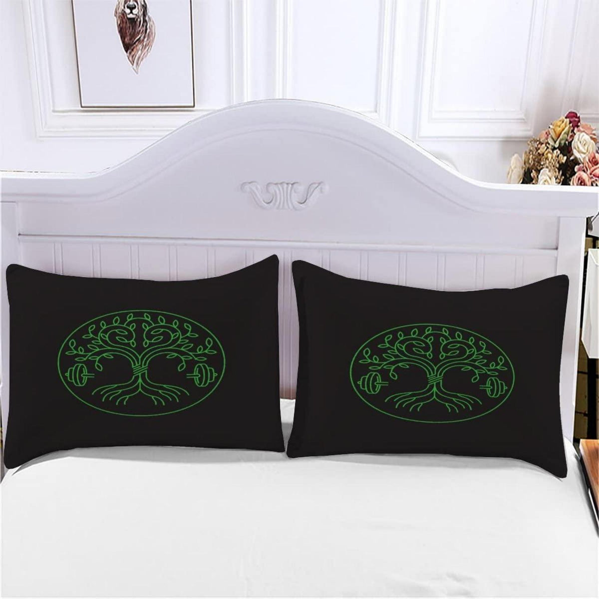 Bettwäsche-Set 220x240 Baum des Lebens 3D Druck Mikrofaser