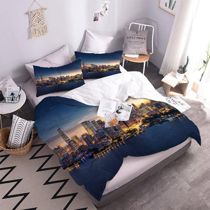 Skyline New York Bettwäsche-Set 220x240 - 3-teilig