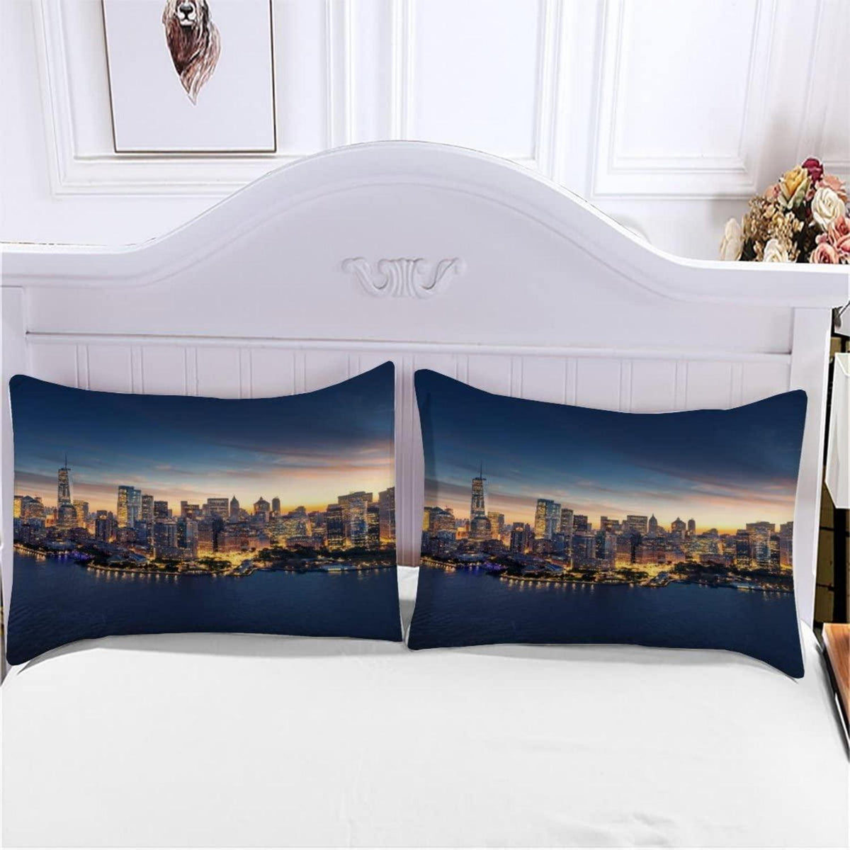 Skyline New York Bettwäsche-Set 220x240 - 3-teilig