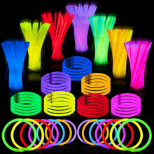 Knicklichter Party Set Neon Leuchtstäbe Kinder Geburtstag Hochzeit