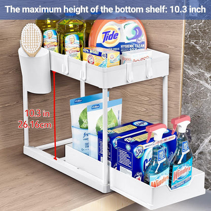 Unter Waschbecken Regal 2 Etagen Standregal Küchen Organizer