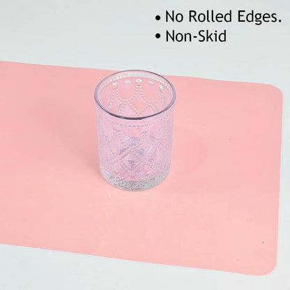 2er Set Kinder Bastelunterlage 40x30cm Silikonmatte für Basteln Malen Resin