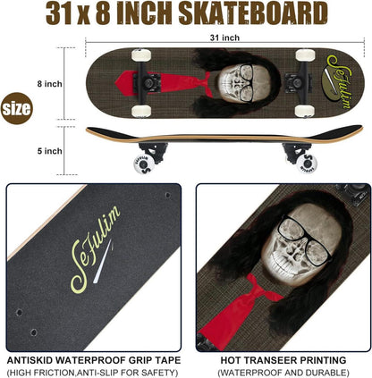 Professionelles 7-lagiges Ahorn Skateboard für