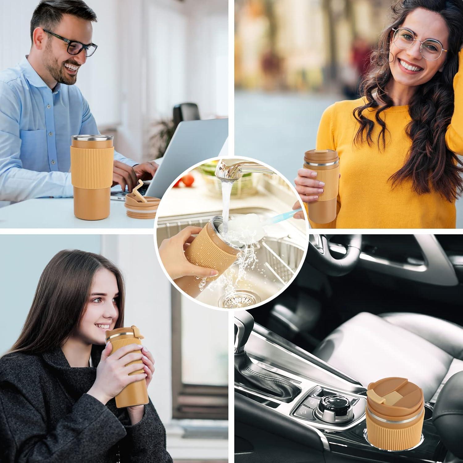 Thermobecher Isolierbecher Kaffeebecher to Go 450ml auslaufsicher