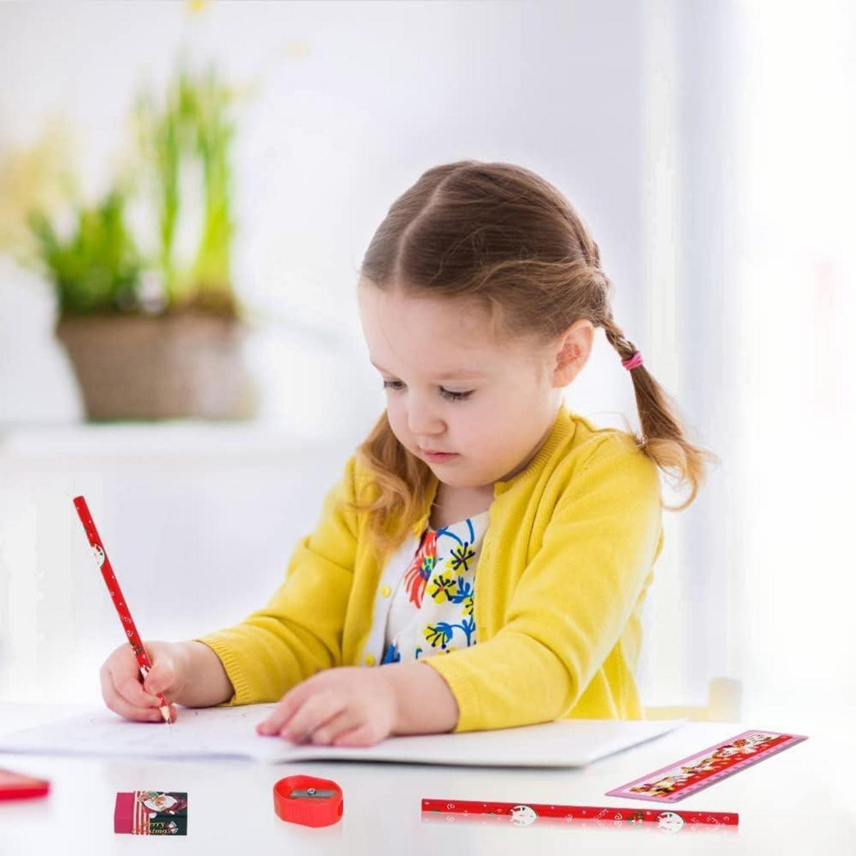 Weihnachts Schreibwaren Set für Kinder – Schulstarter Geschenk