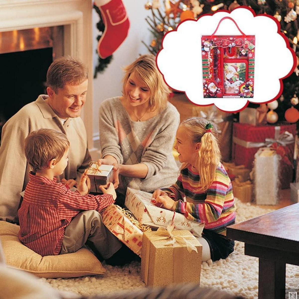 Weihnachts Schreibwaren Set für Kinder – Schulstarter Geschenk