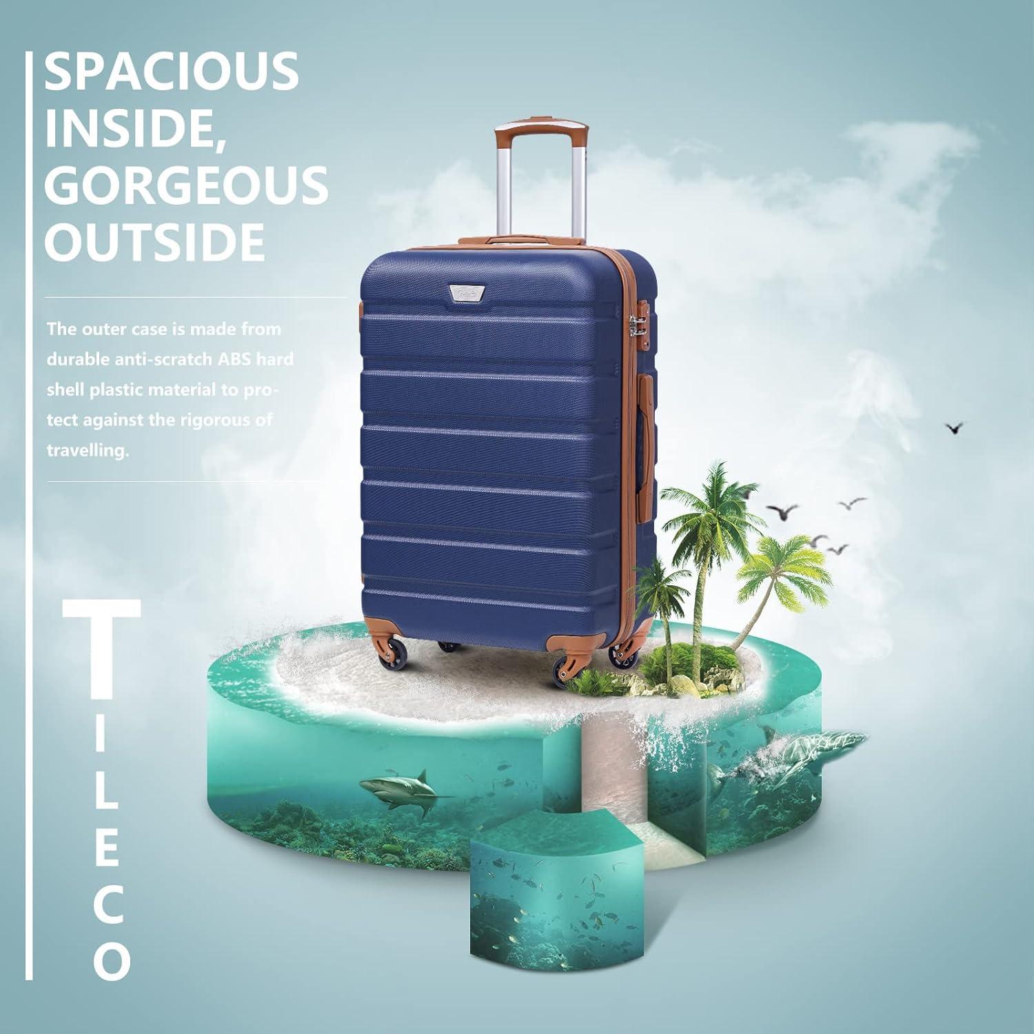 COOLIFE Hartschalen-Koffer Trolley Rollkoffer TSA-Schloss 4