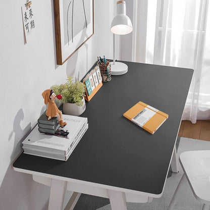 Wasserdichte PU Tischdecke 80x180cm Schwarz – Schutzfolie für Tisch