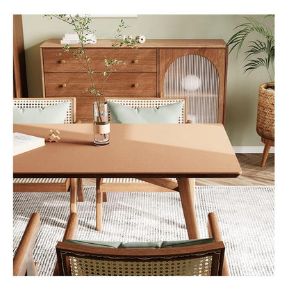PU Tischdecke wasserdicht 90x160cm Khaki | Tischfolie Schutzmatte