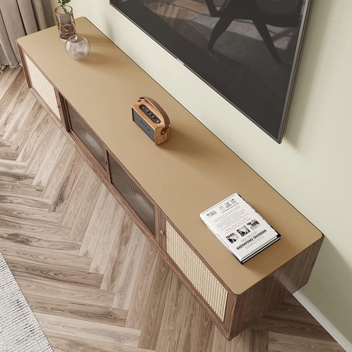 PU Tischdecke 80x200cm Khaki – Wasserdicht & Schutzfolie
