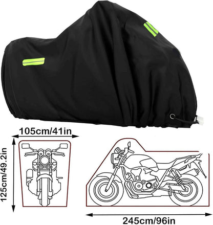 Outdoor Motorradabdeckung XXXL Schwerlast Wasserdicht
