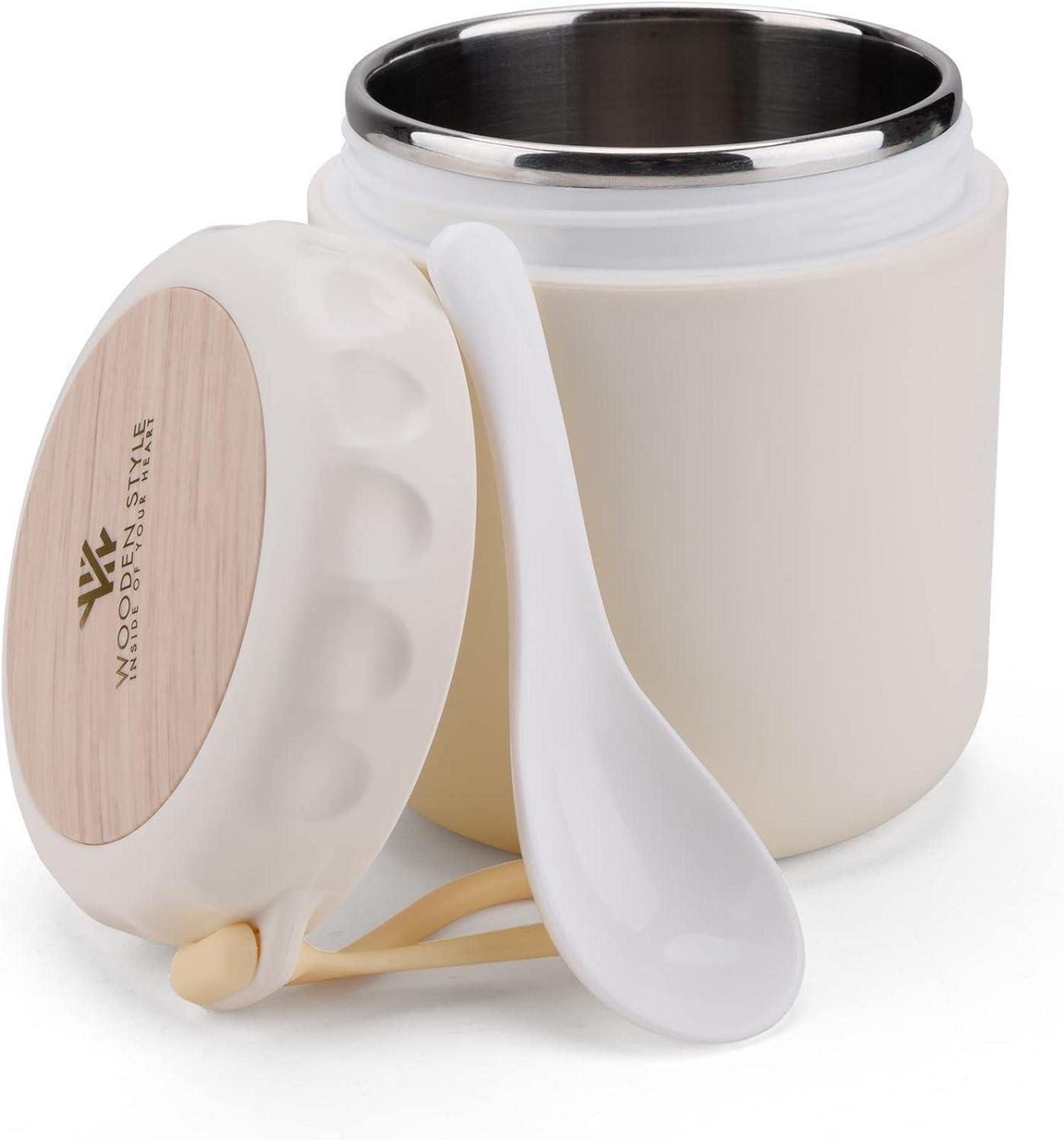 Thermobehälter Edelstahl 400ml Auslaufsicher Warmhaltebehälter