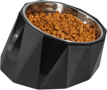 Erhöhter Neigung Hundenapf 470ml für Hund und Katze, Schwarz