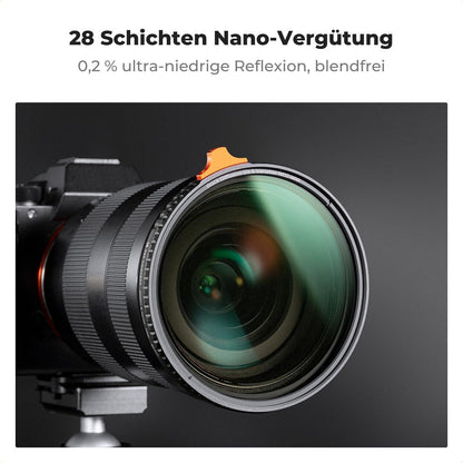 2-in-1 Black Mist & Variabler ND Filter 49mm
