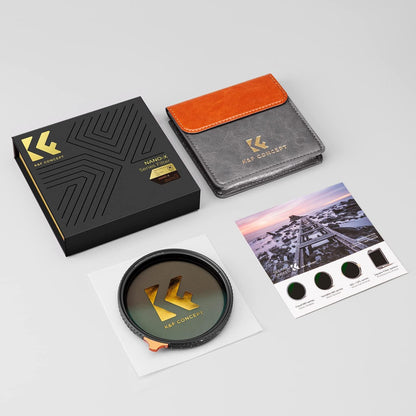 K&F Concept 55mm Black-Mist ND2-ND400 2in1 Filter Multifunktionaler ND Filter