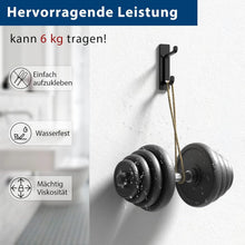 Starker Selbstklebender Klebehaken Schwarz 6kg 4