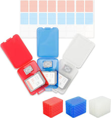 Karten Aufbewahrung Hülle 24SD 24MicroSD 3Farben Transparent