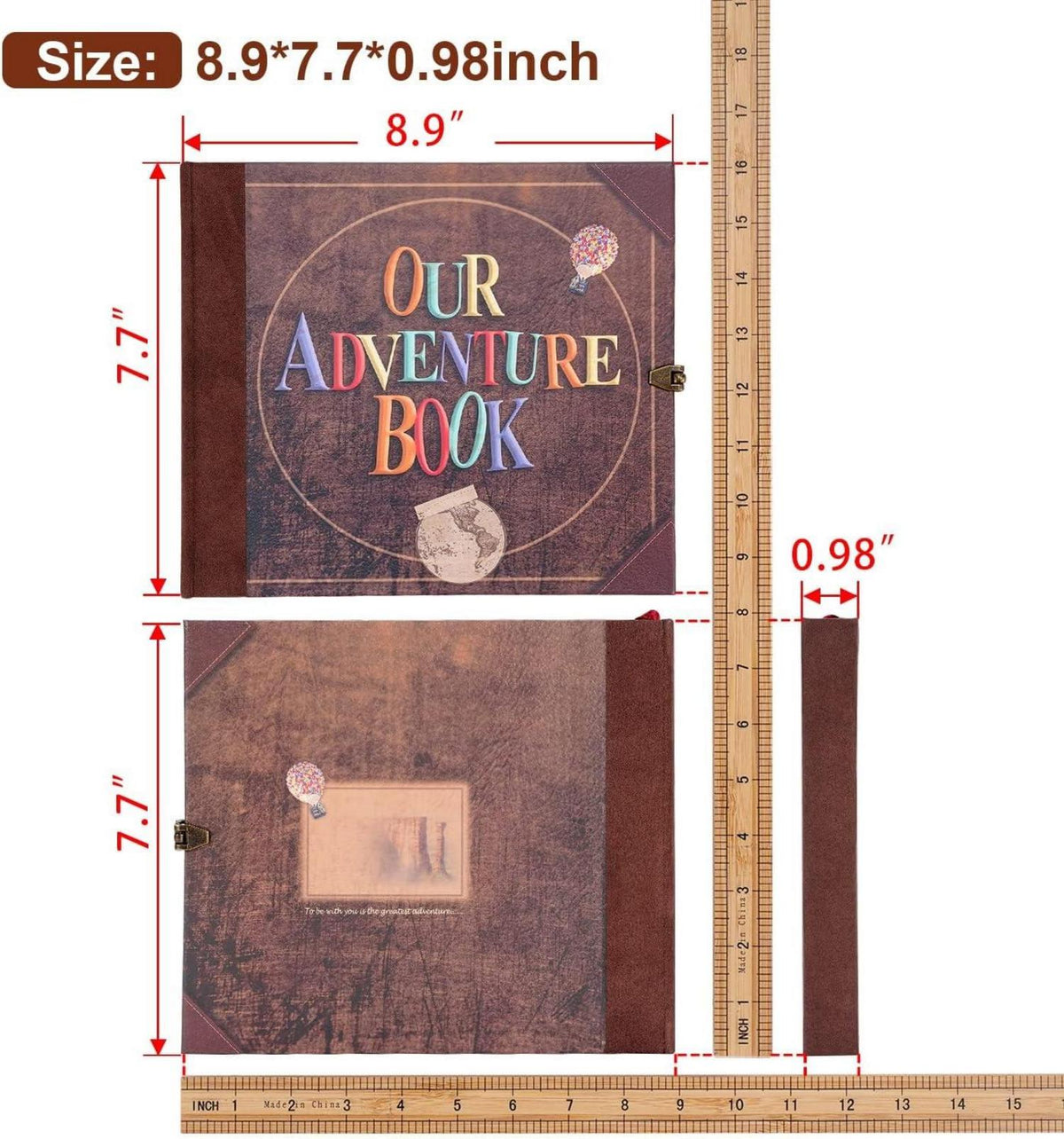 Fotoalbum Scrapbook Album Vintage Reise DIY Adventure Book