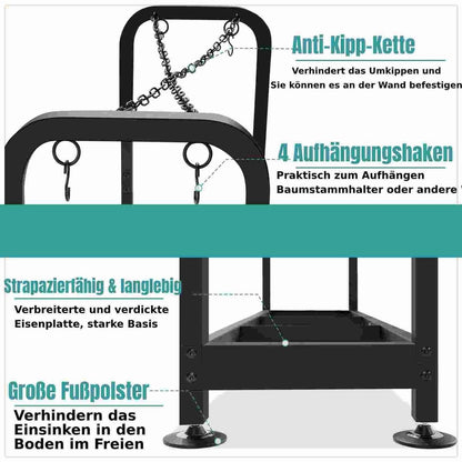 Brennholzregal Outdoor – Stabil & Wetterfest bis 1,2 m³