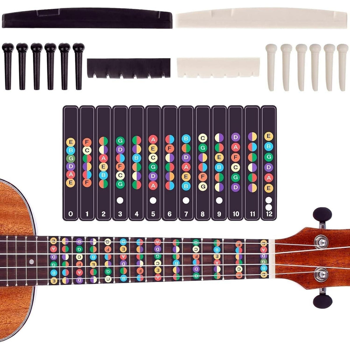 72-teiliges Gitarren-Werkzeugset für Wartung & Reparatur