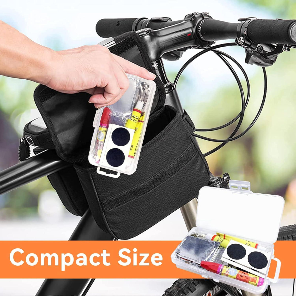 Flickzeug Fahrrad Reparaturset mit Reifenheber & Flickset