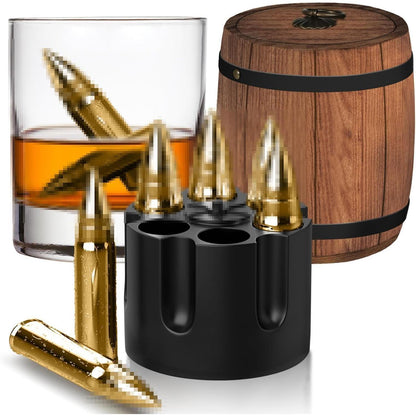 Whisky Steine Edelstahl Eiswürfel Geschenk für Männer