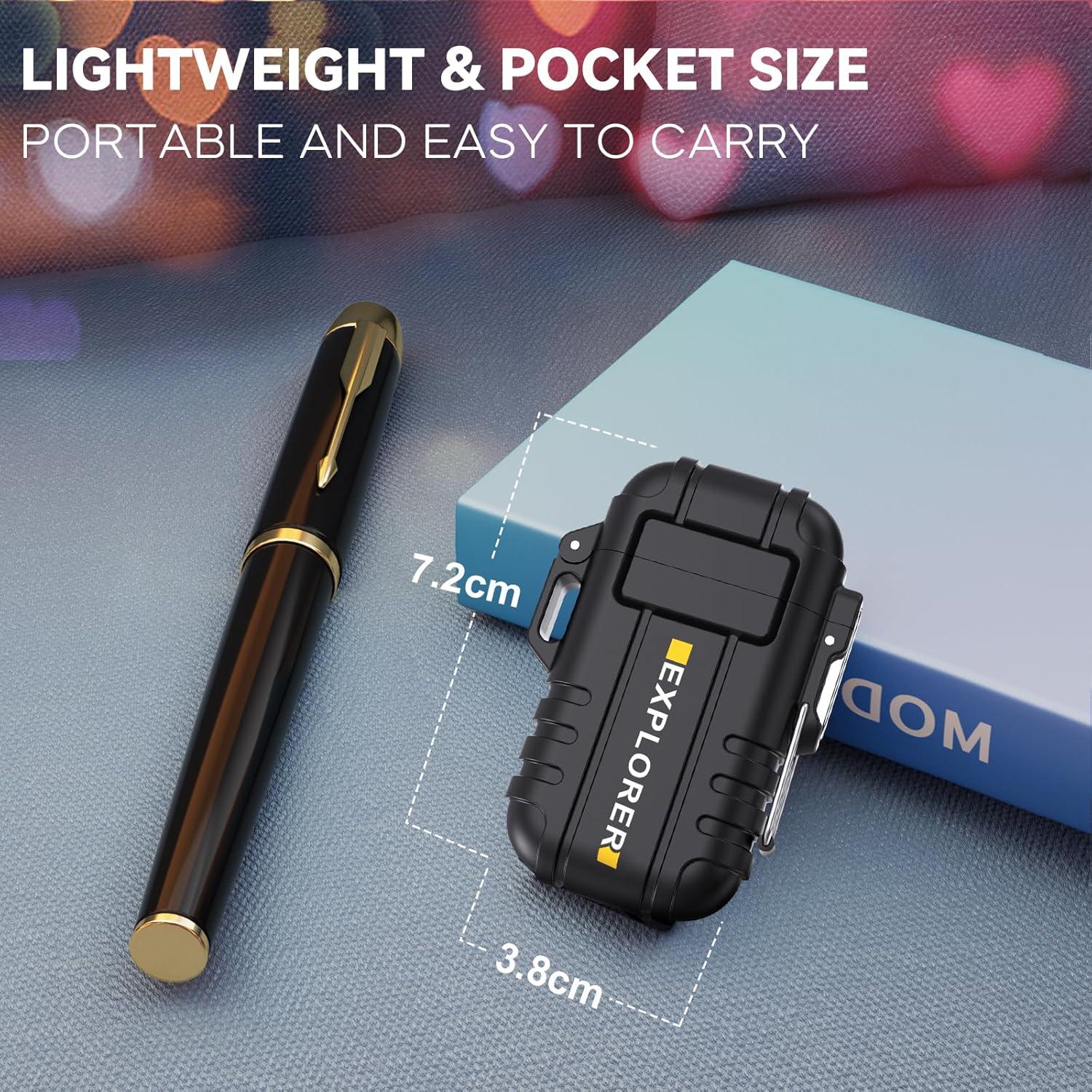 Valentinstag Jahrestag Geschenk für Ihn Männer - USB Feuerzeug