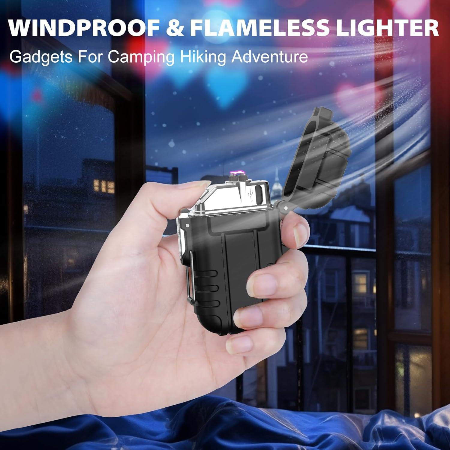 Coquimbo Elektrisch USB Feuerzeug Winddicht Outdoor Sturmfeuerzeug