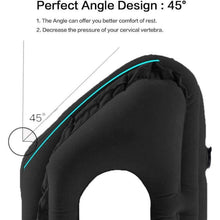 Aufblasbares Reisekissen Nackenstütze 45° Winkel