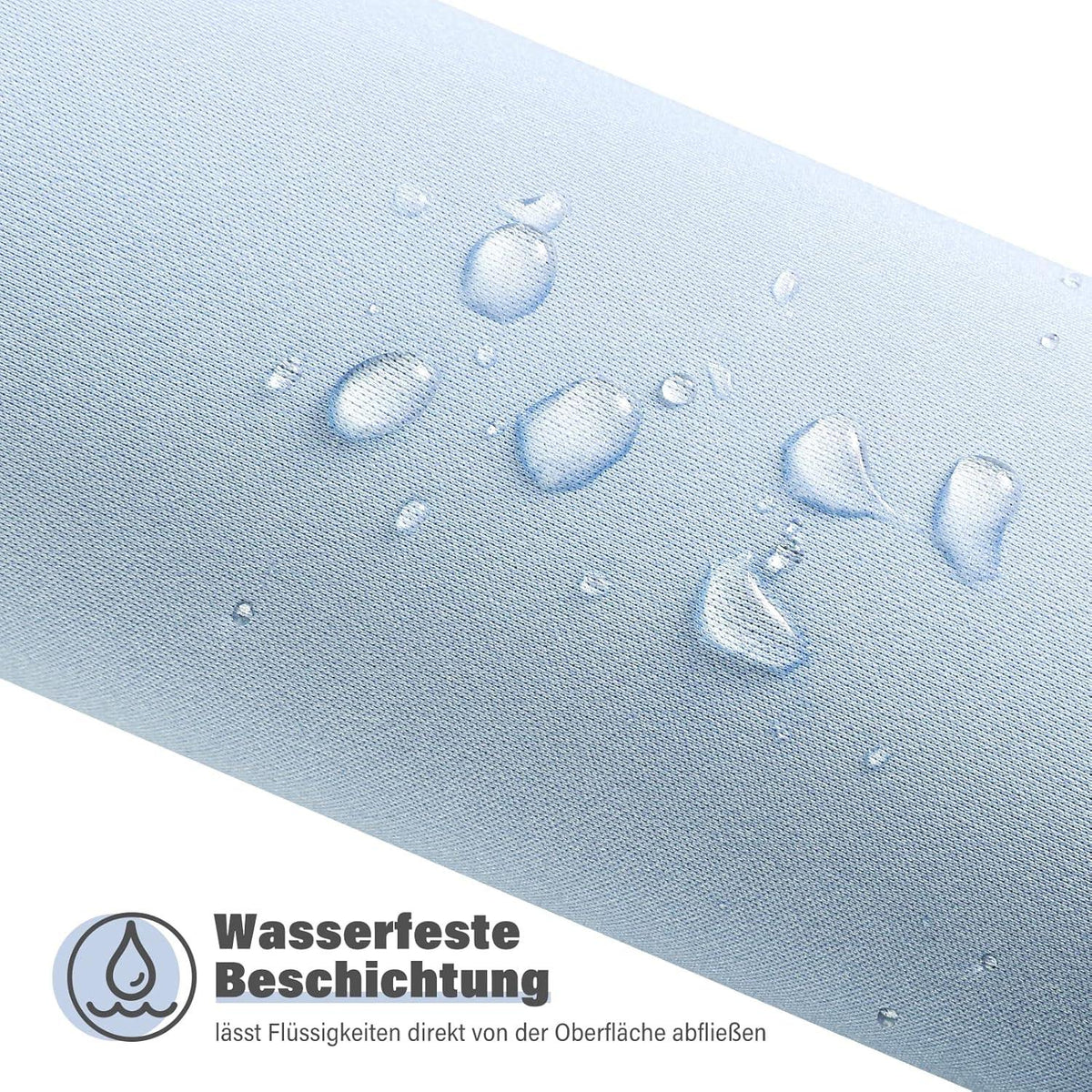 KTRIO Mauspads 275×215mm Wasserdicht Rutschfest Blau 3er-Pack