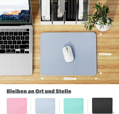 KTRIO Mauspads 275×215mm Blau [30% Größer] Vernähte Kanten wasserdicht
