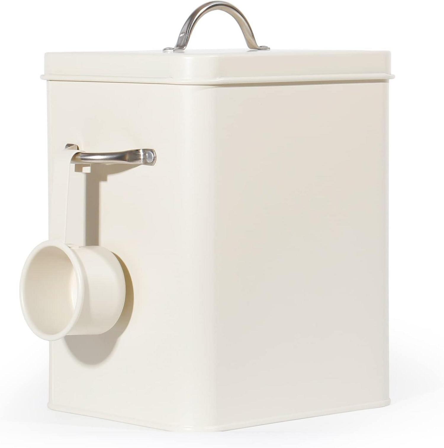 Aufbewahrungsbox für Waschmittel und Tiernahrung 6.5L Metall Box
