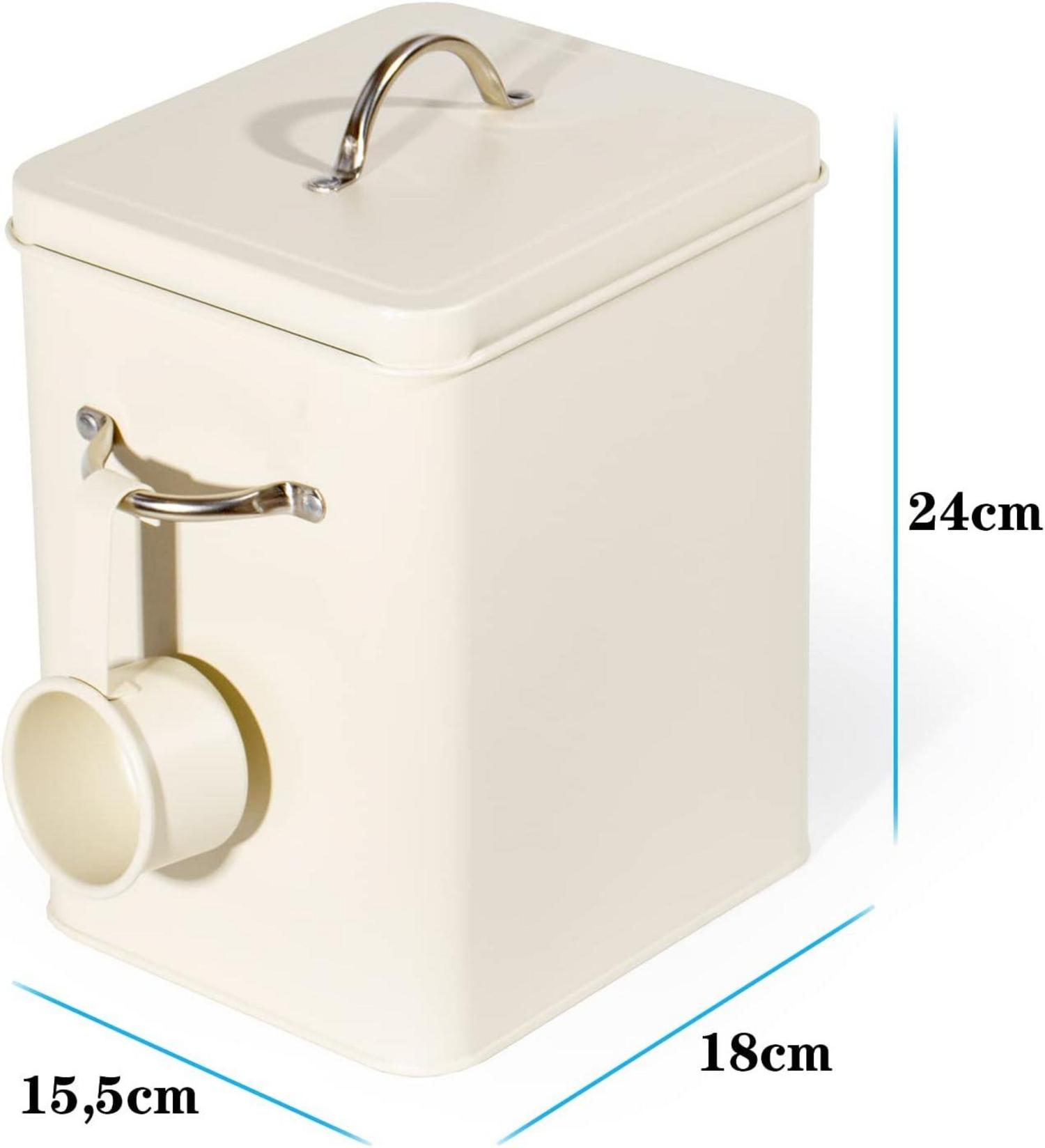 Metall Aufbewahrungsbox 6.5L für Waschmittel Hundefutter
