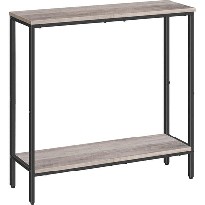 HOOBRO Schmaler Konsolentisch mit Ablage 75x22x75cm
