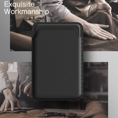 Magnetische Wallet Kompatibel mit MagSafe für iPhone Serie, PU Telefon