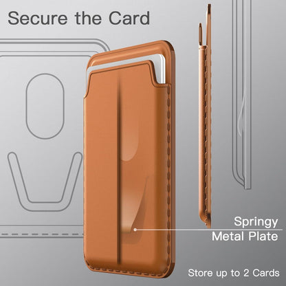 Magnetische Wallet für iPhone MagSafe Serie, PU Kartenhalter