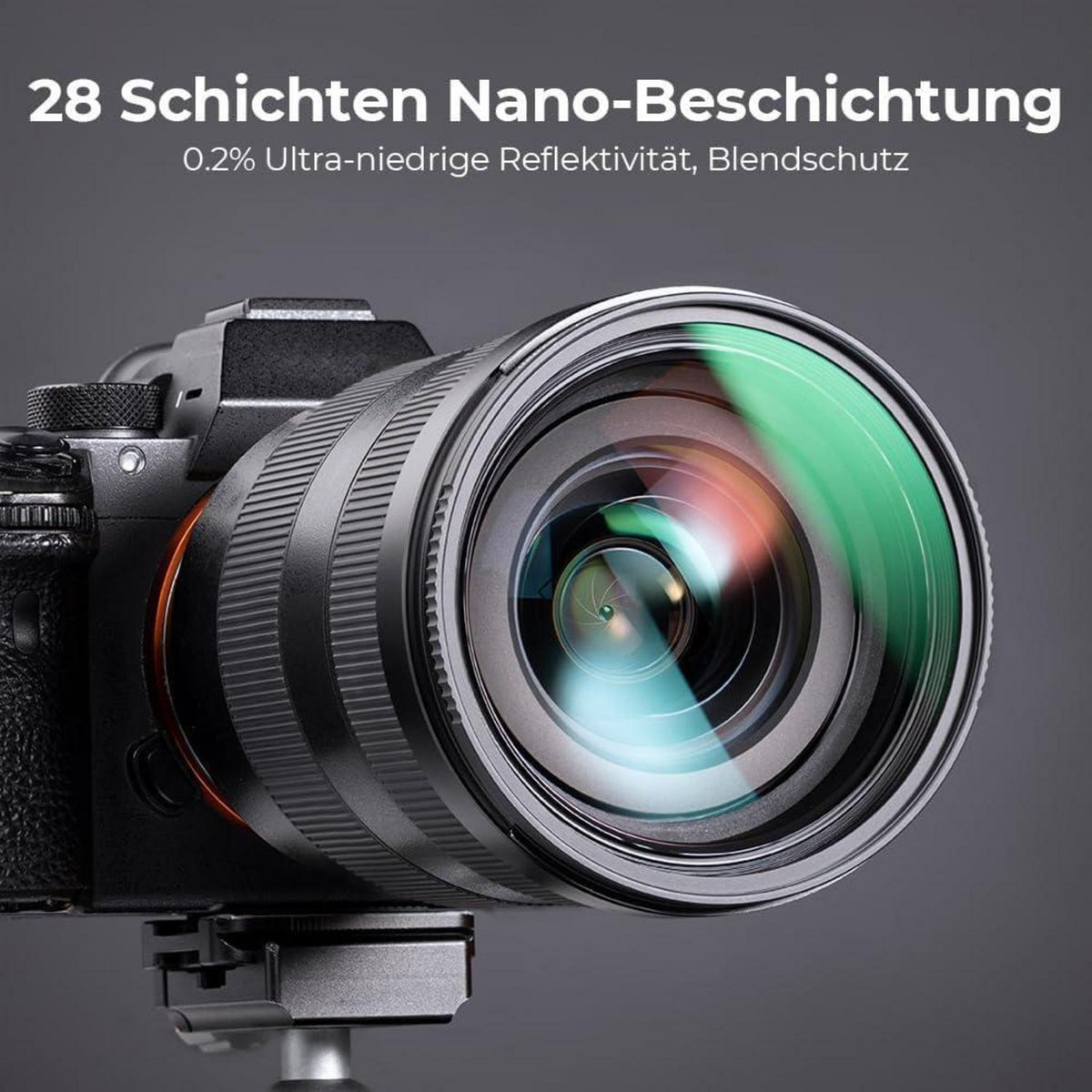 127mm UV Schutzfilter B270 Schottglas 28 Schichten MC Super Slim