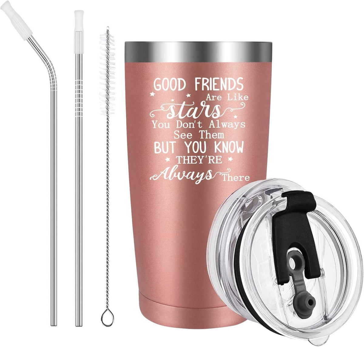 Doppelwandiger Kaffeebecher to go Stars 600ml