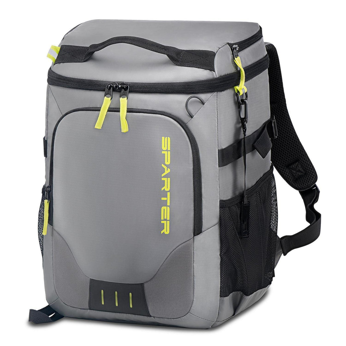 Isolierter Rucksack-Kühler 49 Dosen – Grau, Wasserdicht & Tragbar