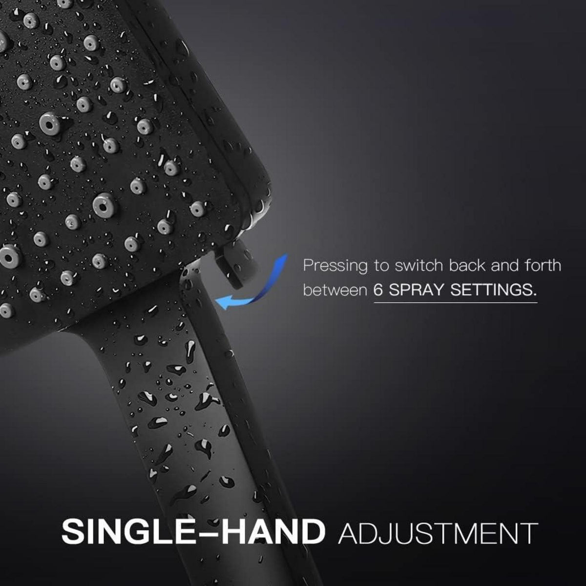 Newentor XXL Regendusche Handbrause | Hochdruck Duschkopf