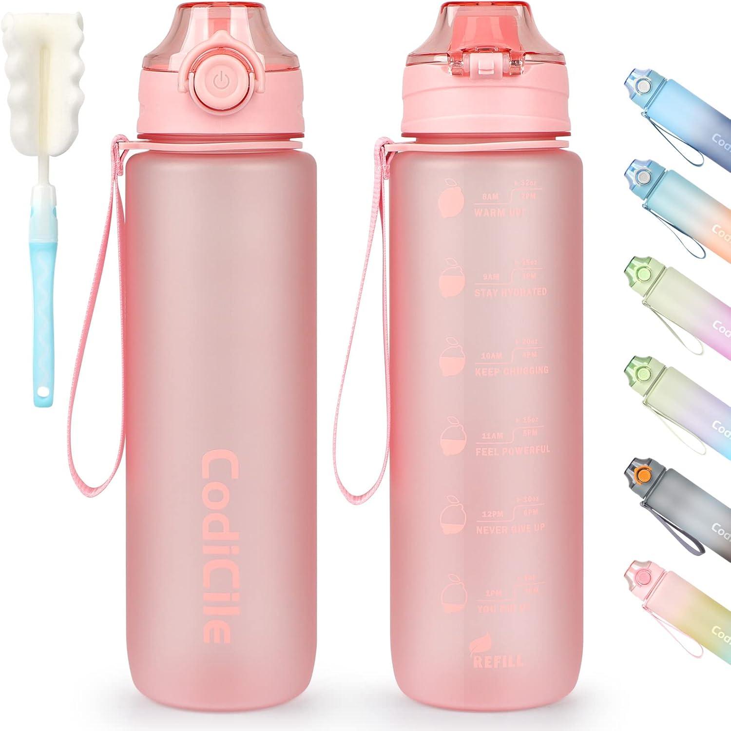 Sport Trinkflasche 1L BPA freie Tritan Wasserflasche auslaufsicher