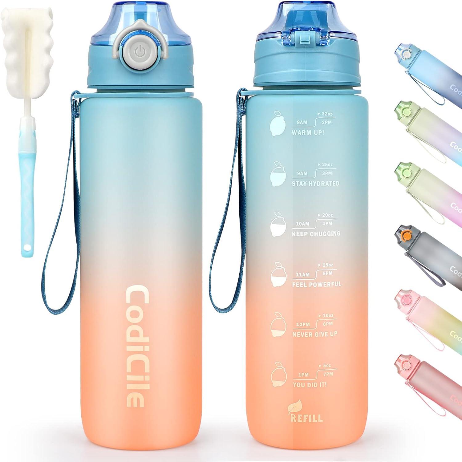 Sport Trinkflasche 1L BPA-freie Wasserflasche aus
