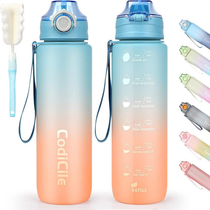 Sport Trinkflasche 1L BPA-freie Wasserflasche aus