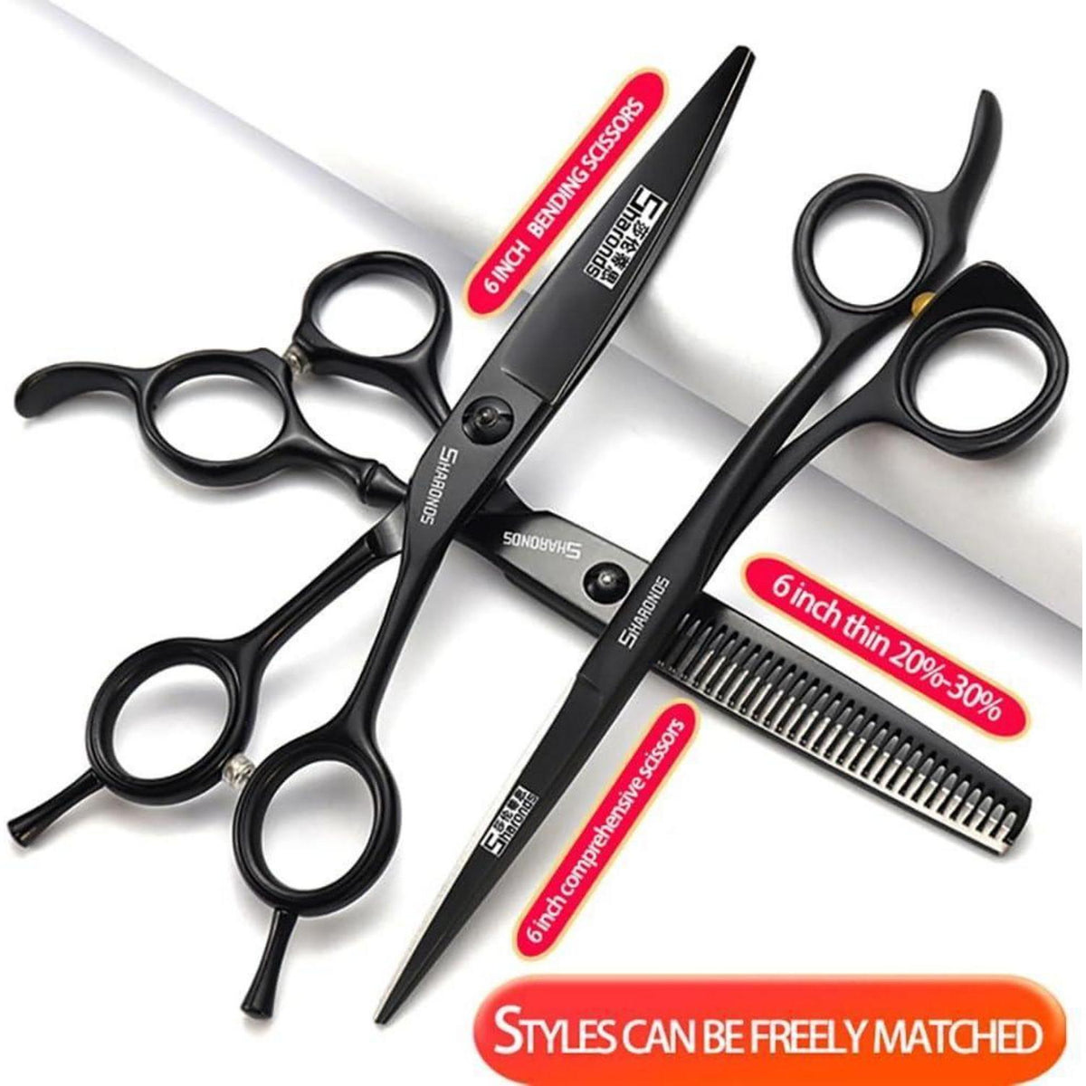 Professionelle Friseurschere Set – 3 Stück – Edelstahl