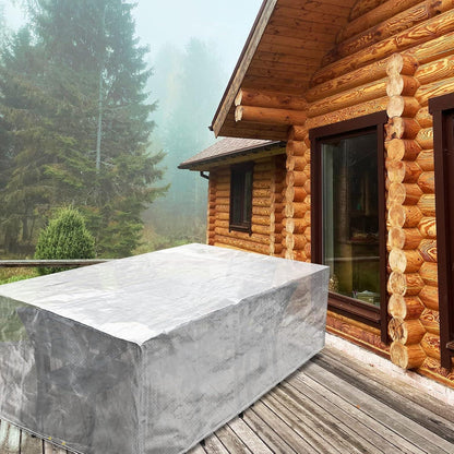 Wasserdichte Gartenmöbel Abdeckung 193x136x88cm Transparent