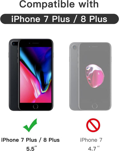 iPhone 8 Plus/7 Plus 5,5 Zoll Displayschutz 3 Stück Clear Panzer
