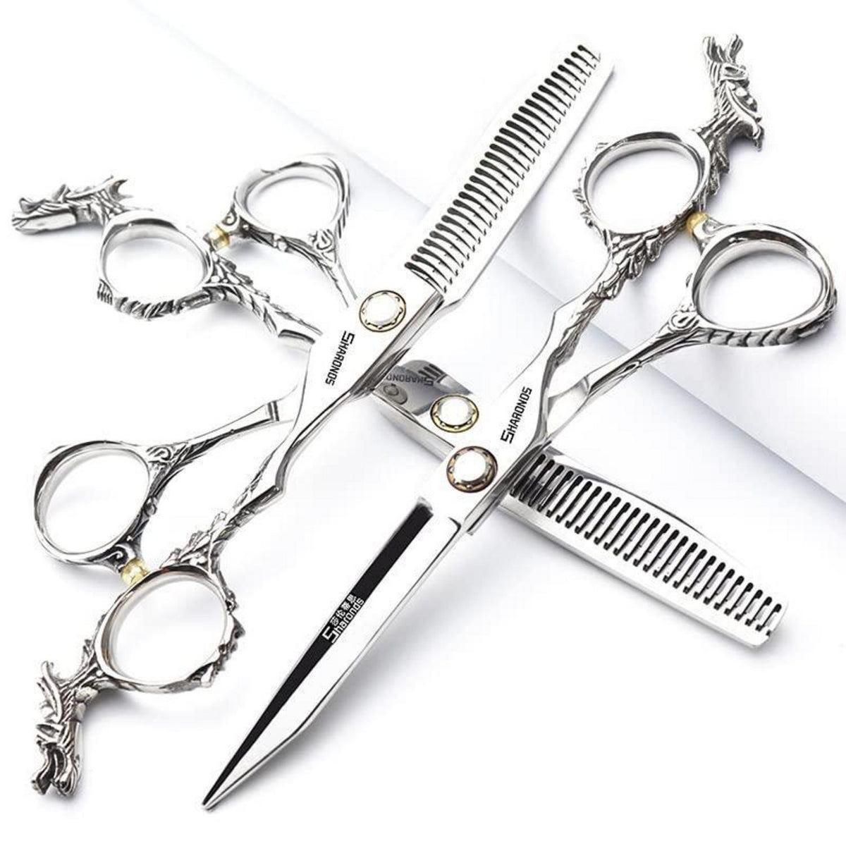 Professionelle Friseurschere 6 Zoll – 440C Edelstahl (3er Set)