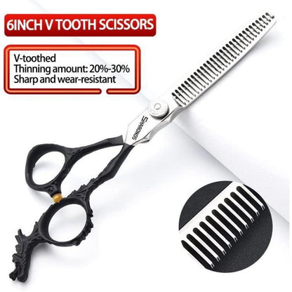 6 Zoll Friseurschere Set | 440C Edelstahl | Professionelle Haarschere