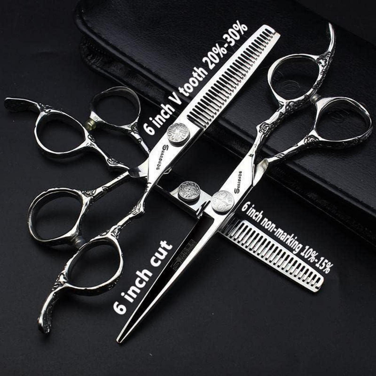 Personalisierte Haarschneider Set 6/7/8 Zoll – 440C Stahl Scheren