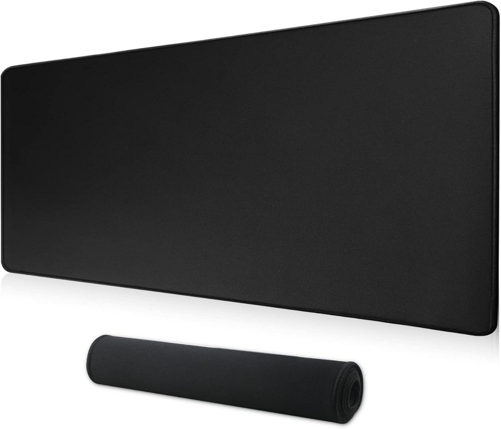 Gaming Mauspad XXL wasserdicht schwarz 80x30 rutschfest